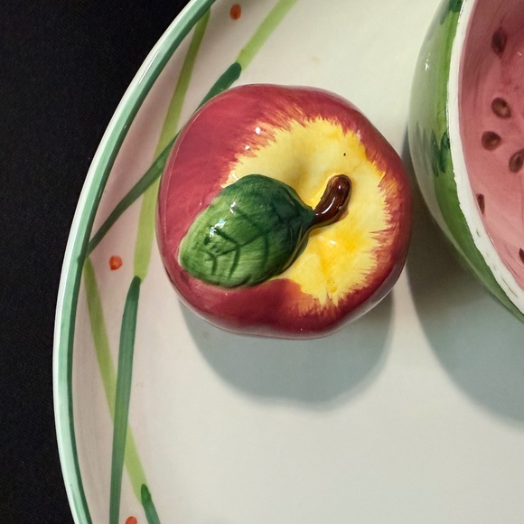 WORLD BAZAARS INC Fruit Serving Tray with Bowl - Picture 4 of 12